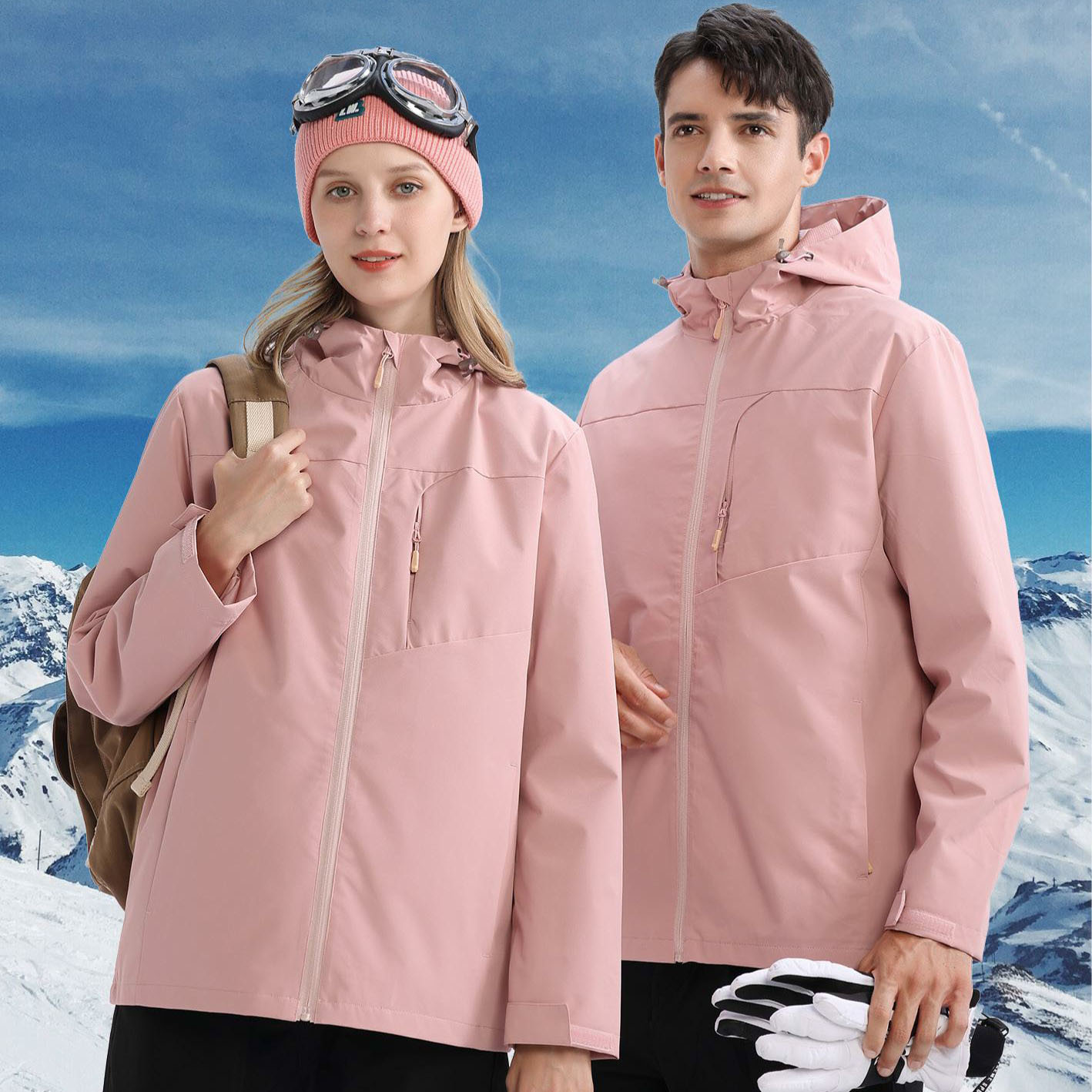D211 Chaqueta fina de color liso